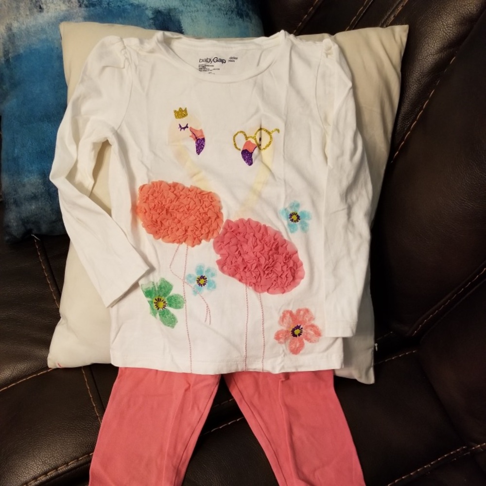 4t baby gap long sleeve shirt and pants